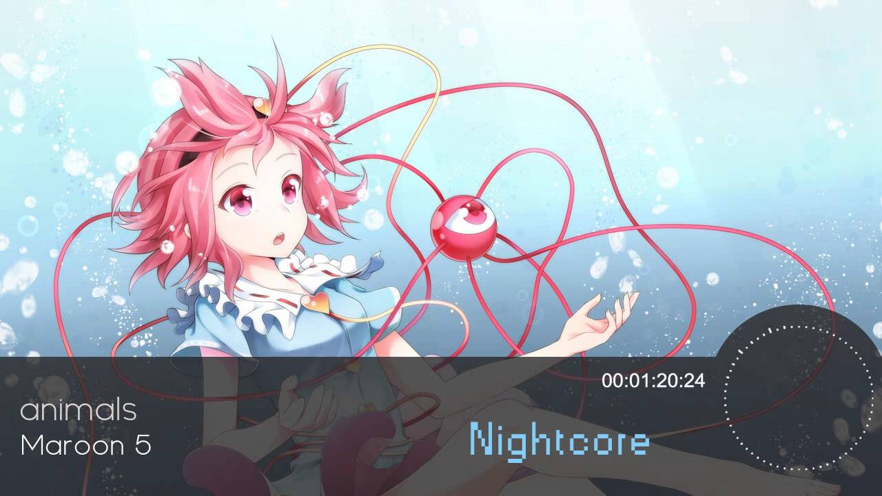 Marron 5  animals Nightcore