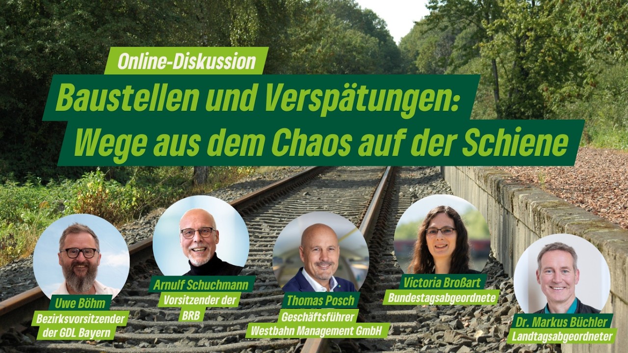 Baustellen und Verspätungen. Wege aus dem Chaos auf der Schiene – Webinar