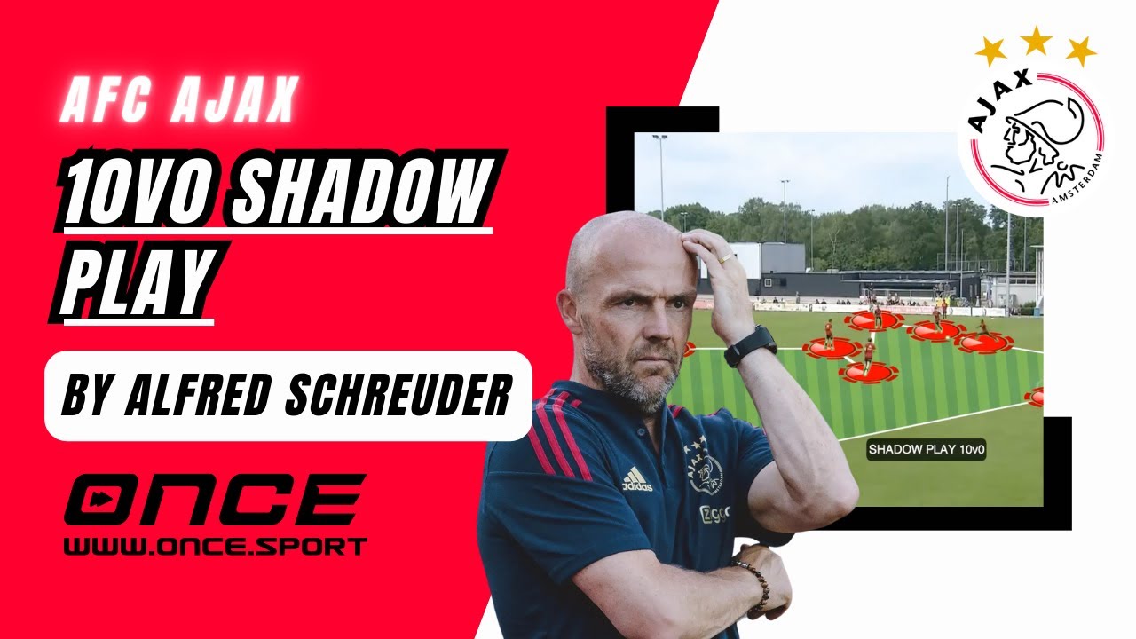 10v0 Shadow Play | AFC Ajax Tactical Drill by Alfred Schreuder