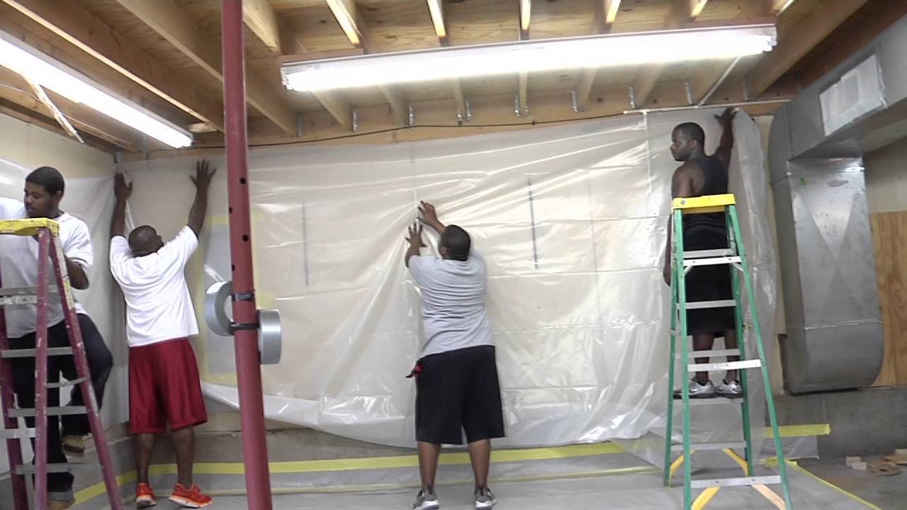 Building an Abatement Enclosure for Asbestos, Lead, Mold or Dust Control