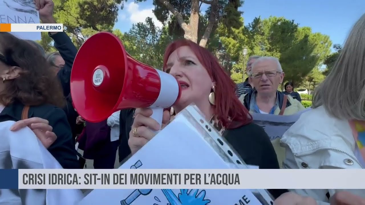 Crisi idrica: sit in dei movimenti per l'acqua delle province di Enna, Agrigento e Caltanissetta
