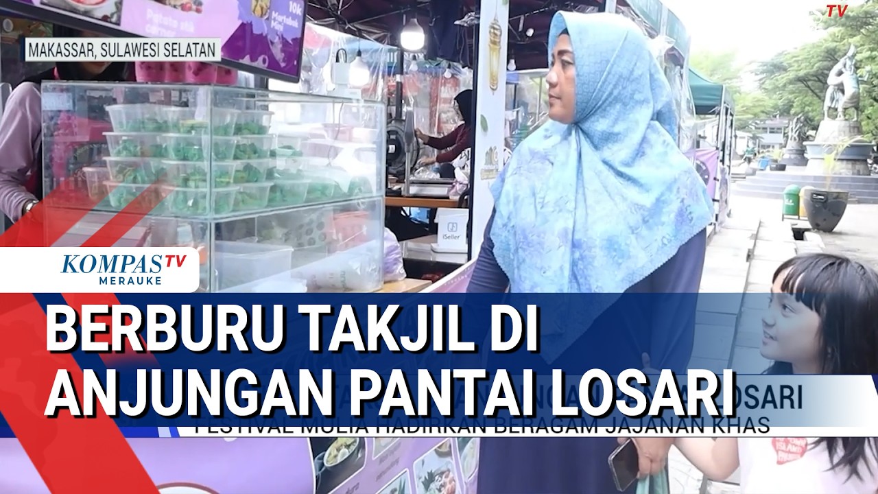 Berburu Takjil di Anjungan Pantai Losari