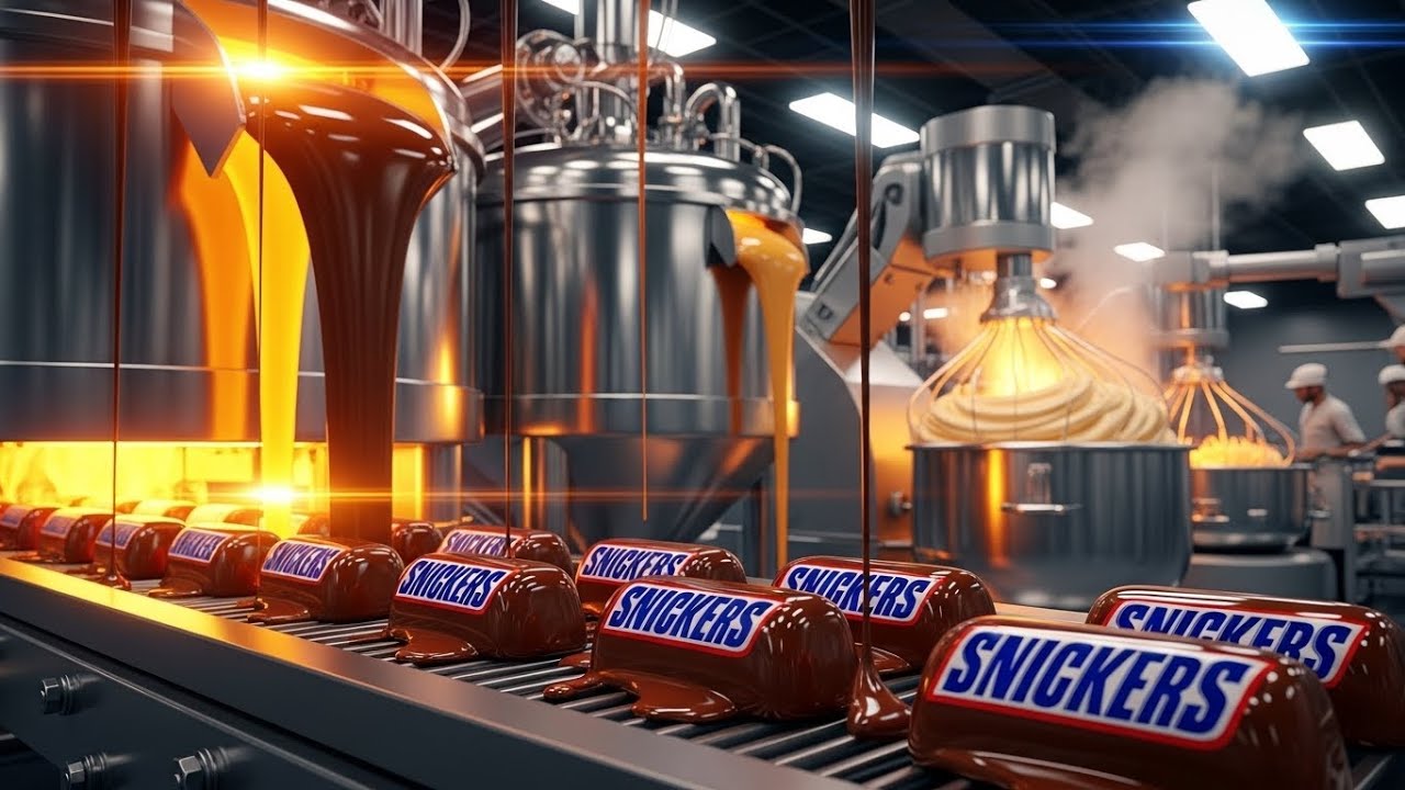 How Snickers Bars Are Made Inside the World-Famous Chocolate Factory