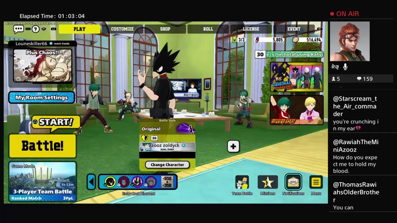 Tokoyami is fun | My Hero Ultra Rumble Livestream