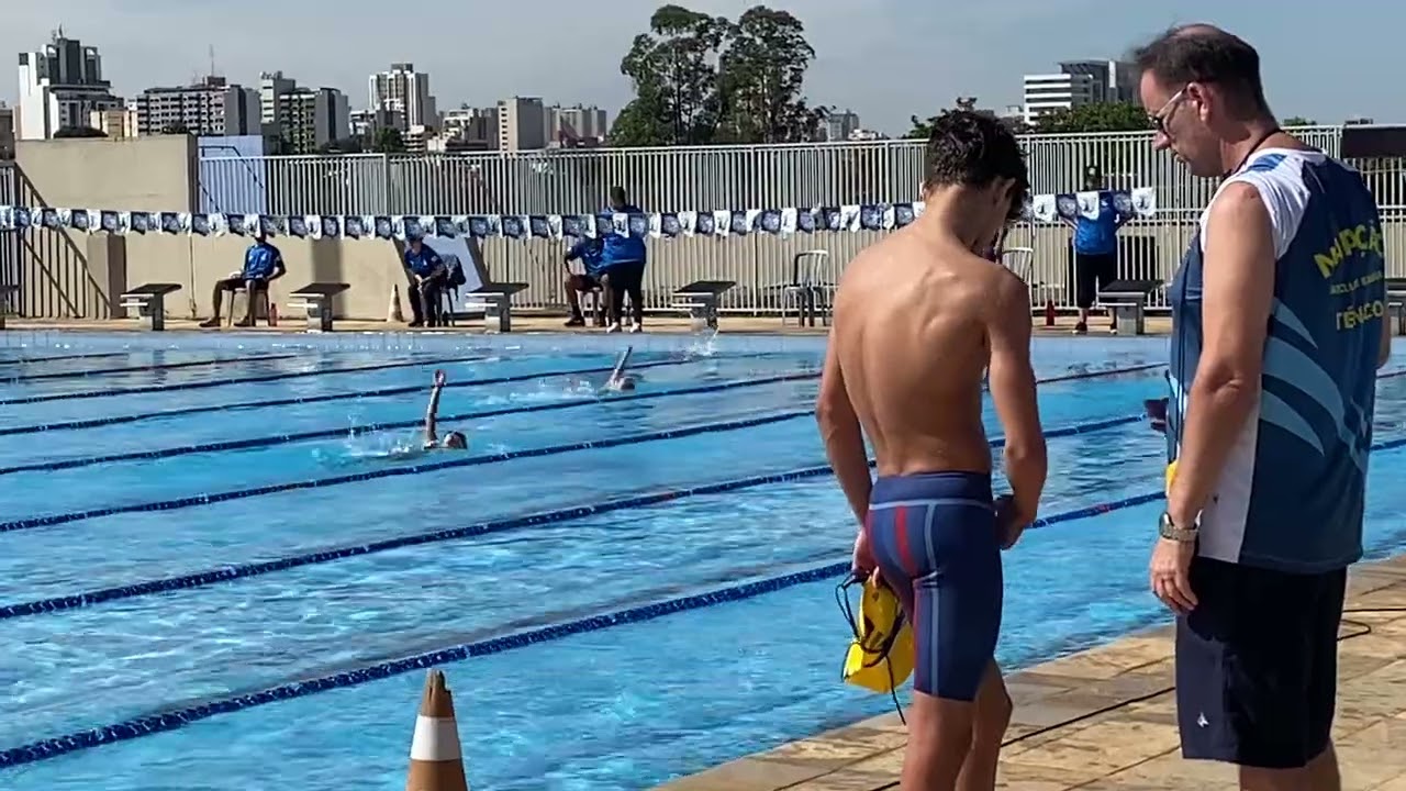 2024/05/25 Lelê 100m Costas - 1º Lugar (Brasiliense de Inverno)