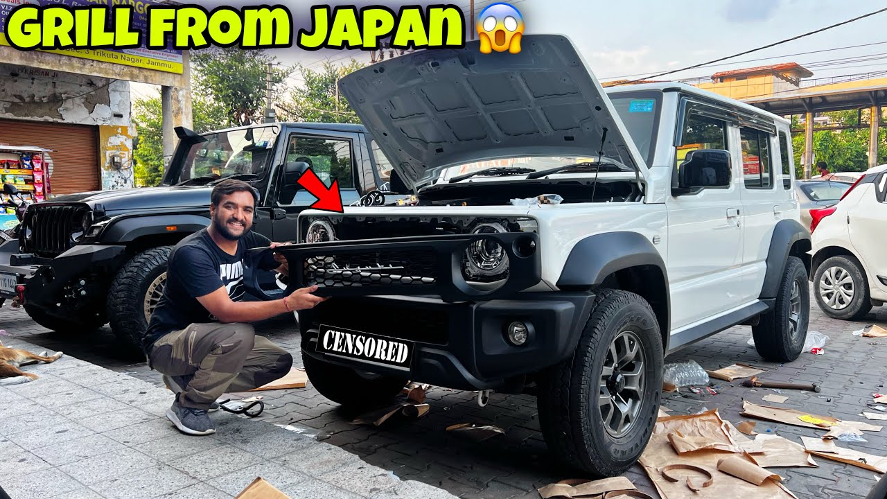 Japanese Grill completely changed  Jimny look | Imported accessories for Jimny