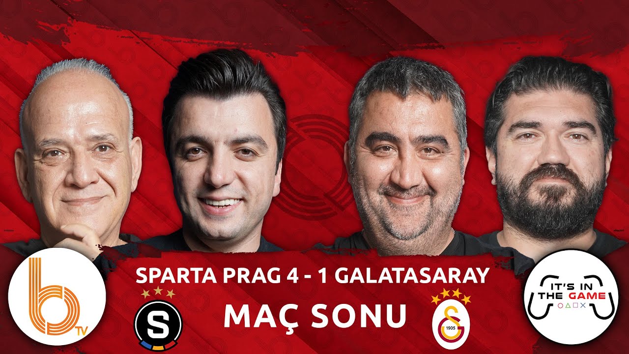 Sparta Prag 4 - 1 Galatasaray Maç Sonu | Bışar Özbey, Ahmet Çakar, Ümit Özat ve Rasim Ozan Kütahyalı