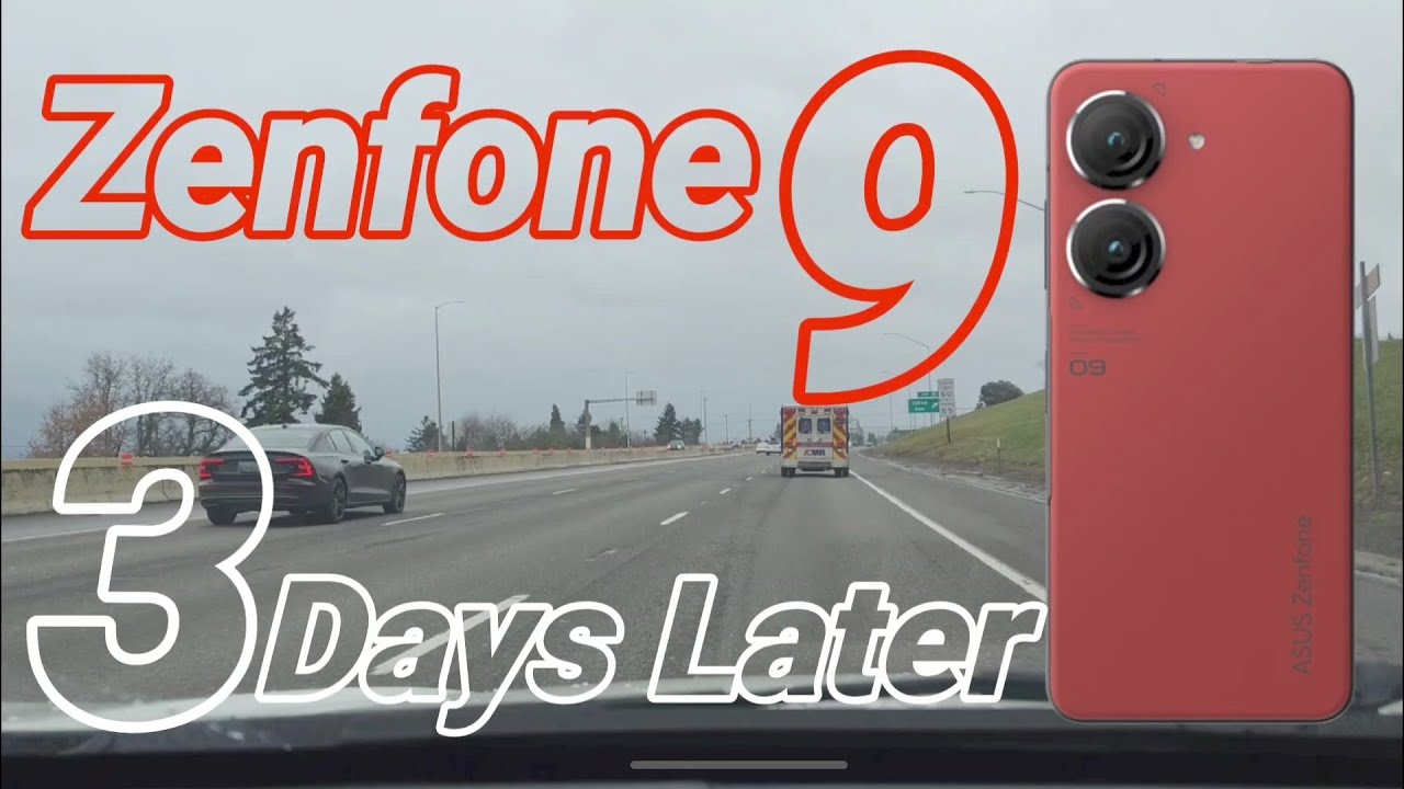 Zenfone 9 4K/60fps Video Test | 3 Days Later | Battery Life | Stability Test | Overheating...