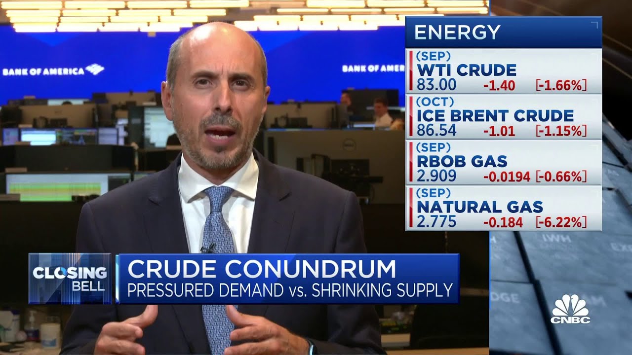 China can take crude above $90 a barrel, says Bank of America's Francisco Blanch