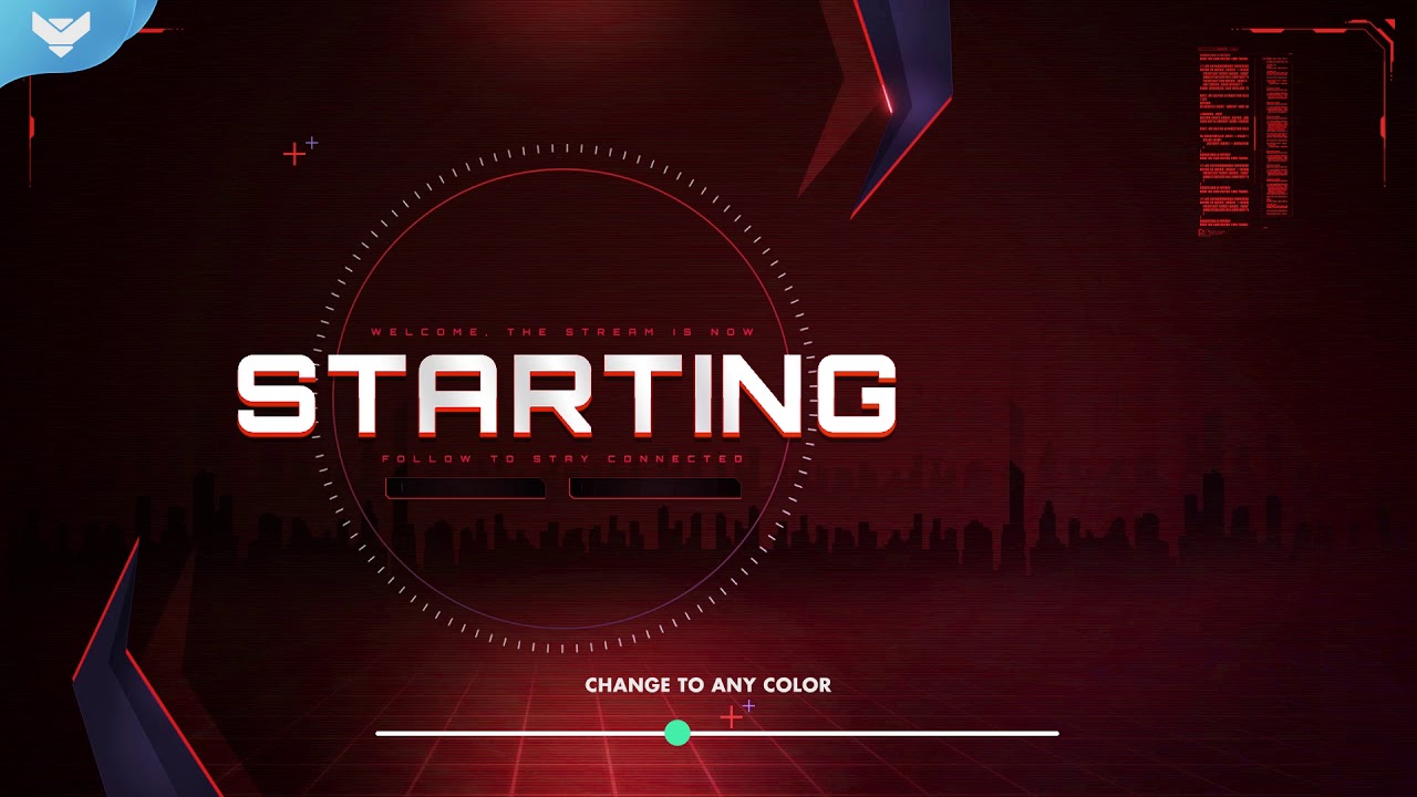 Stream Overlay Package Color Customization by StreamSpell