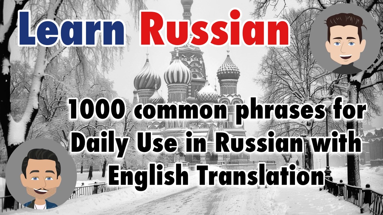 1000 common phrases for Daily Use in Russian with English Translation