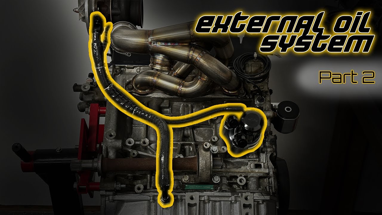 EK Civic K-Swap AWD Civic Build: External Oil System Explained Pt.2