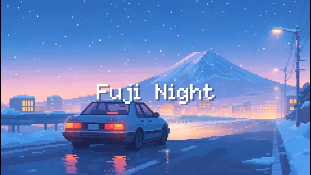 Fuji Night Lofi 🌙 Calm lofi Beats for Sleep, Study & Relaxation