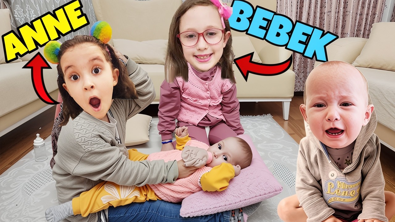 BANU ALYA ANNE OLDU !! BAHAR VE ASEL MİRA BEBEK !! ROLLER DEĞİŞTİ BANU ALYA ÇILDIRDI !!