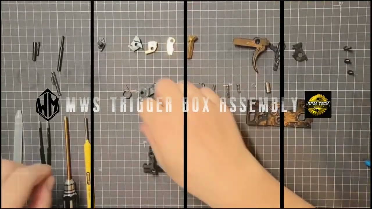 WM MWS GBBR Gel Blaster Trigger Box Assembly