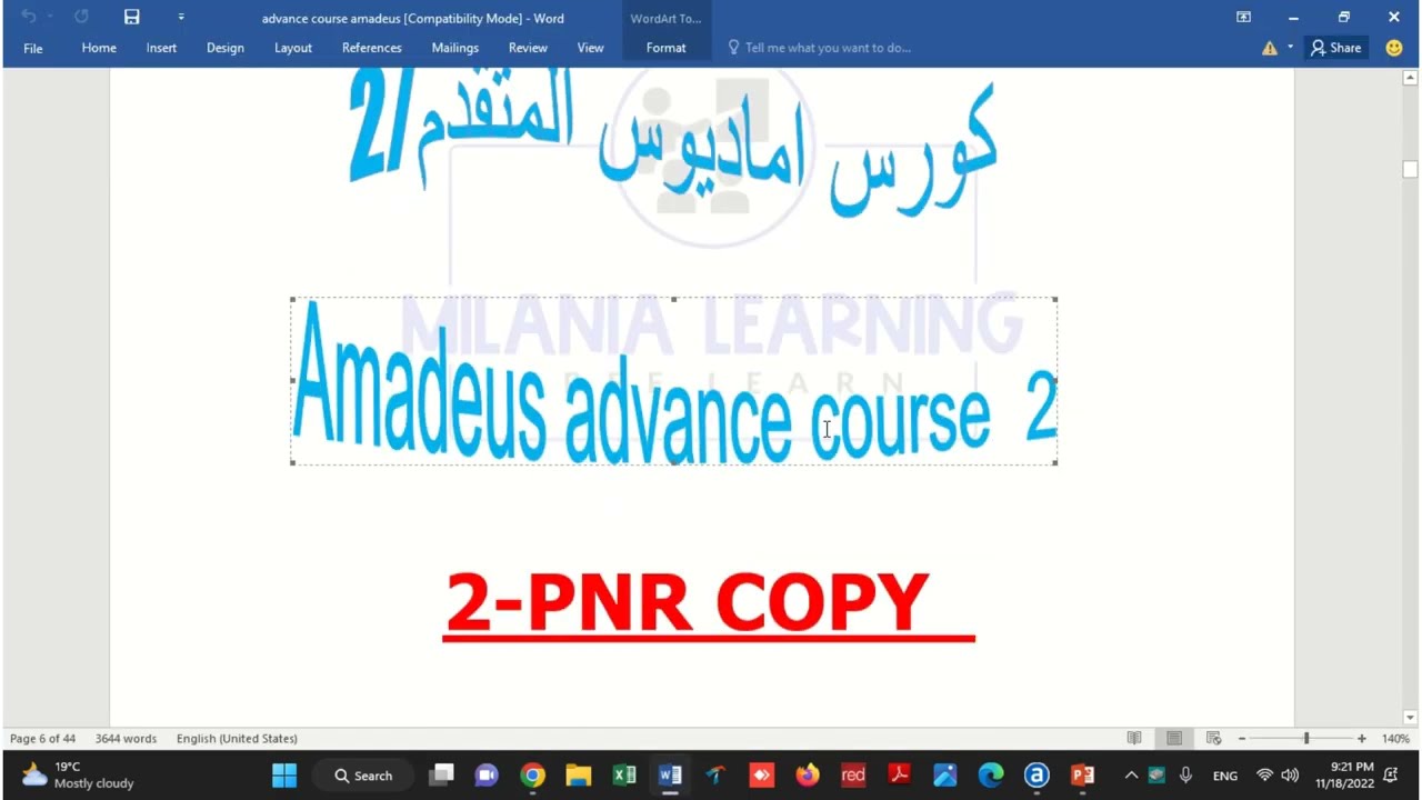 ادفانس 2 | advance 2 PNR COPY نسخ الحجز