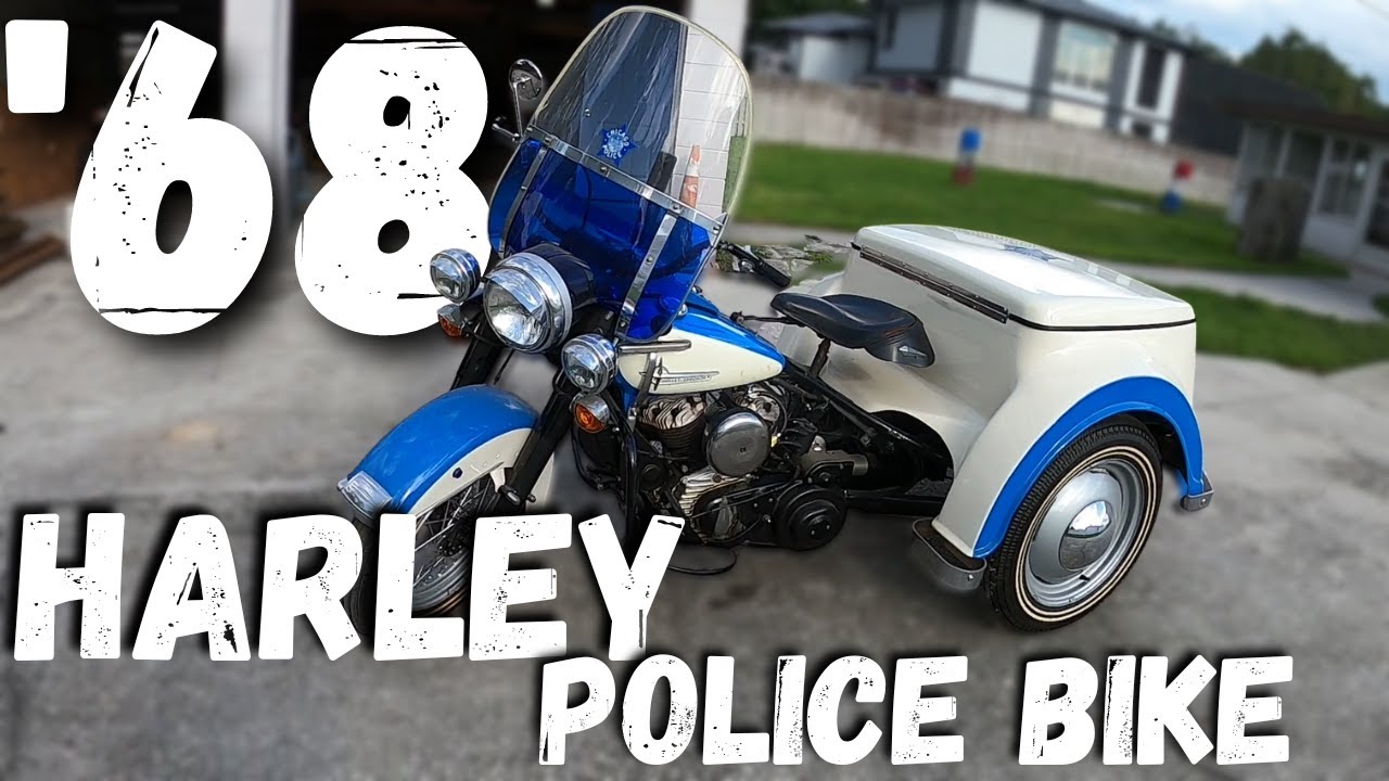 1968 Harley Davidson Police Trike!