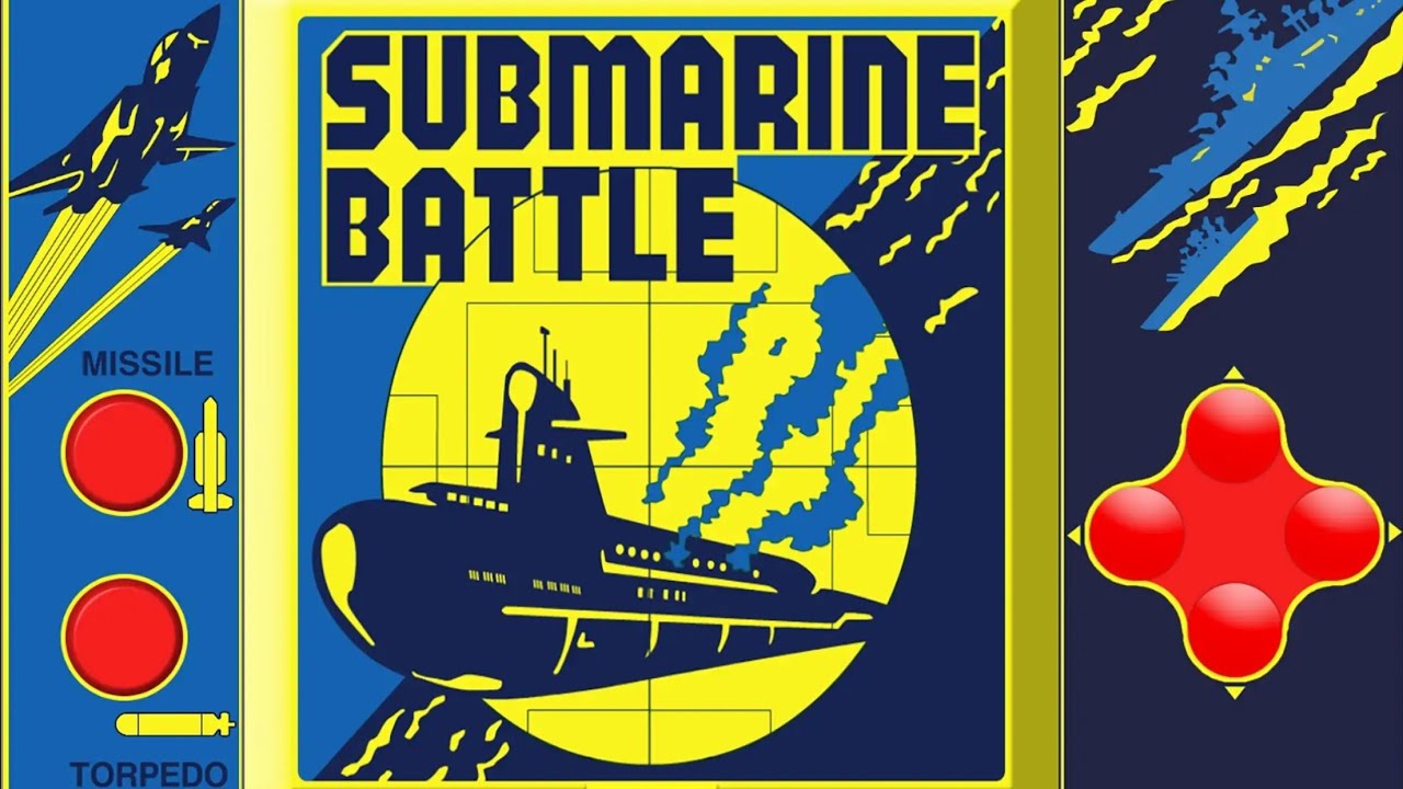 Vintage 80s Casio Handheld Game - Submarine Battle (Casio CG-330)