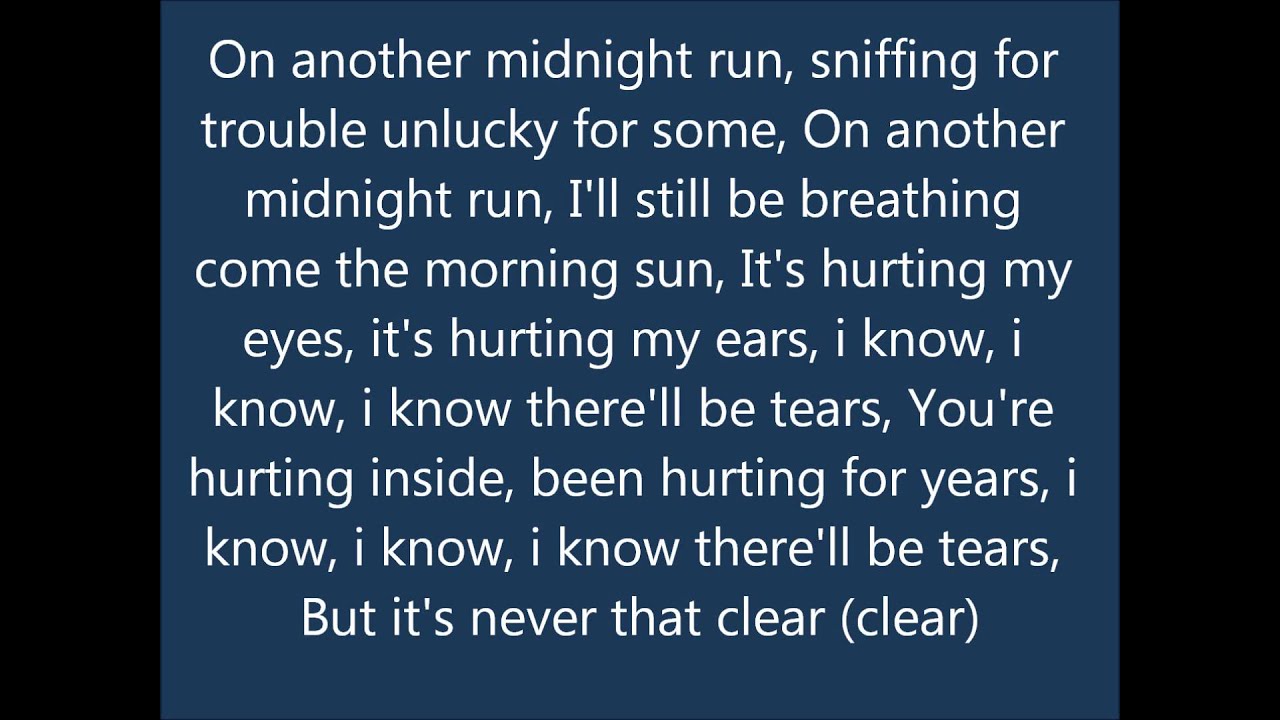 example midnight run lyrics