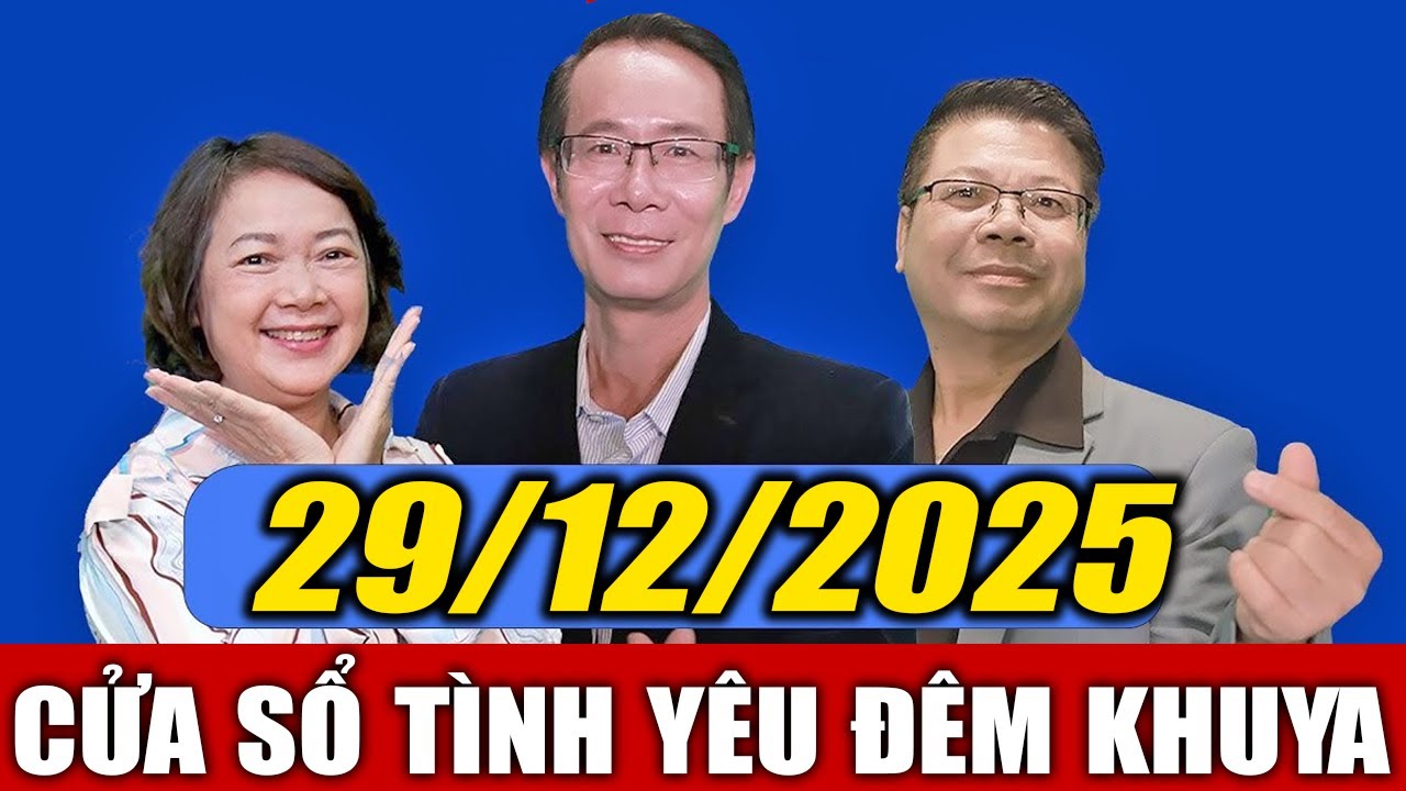 Nghe Cửa Sổ Tình Yêu VOV Đêm Khuya Ngày 29/12/2025 | Đinh Đoàn Chia Sẻ Bí Quyết Giữ Lửa Hôn Nhân