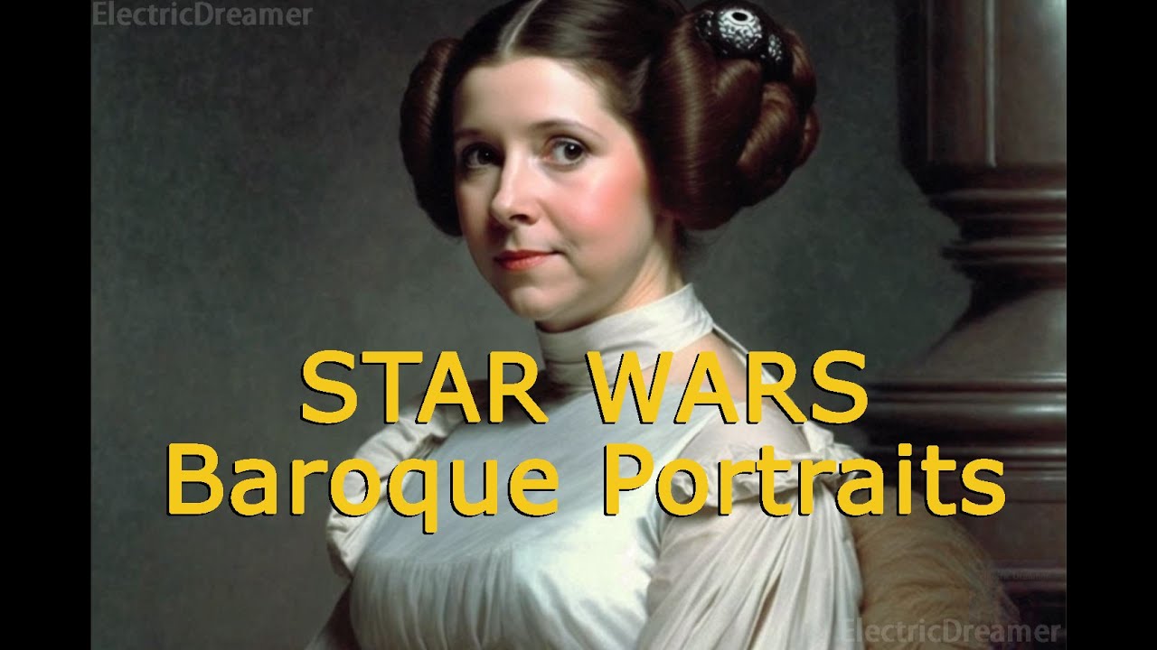 Star Wars Characters as Baroque Portraits
