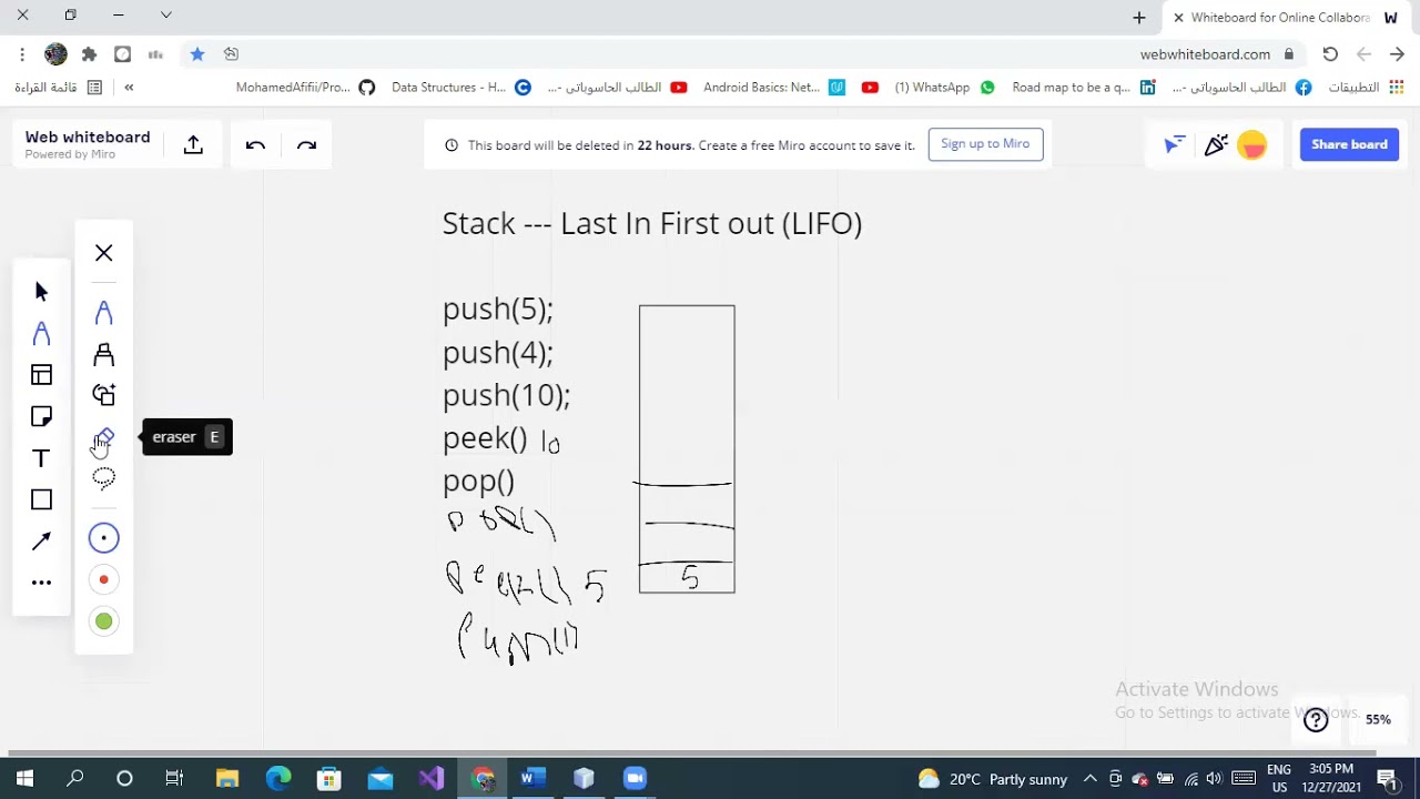 Stack Using Array