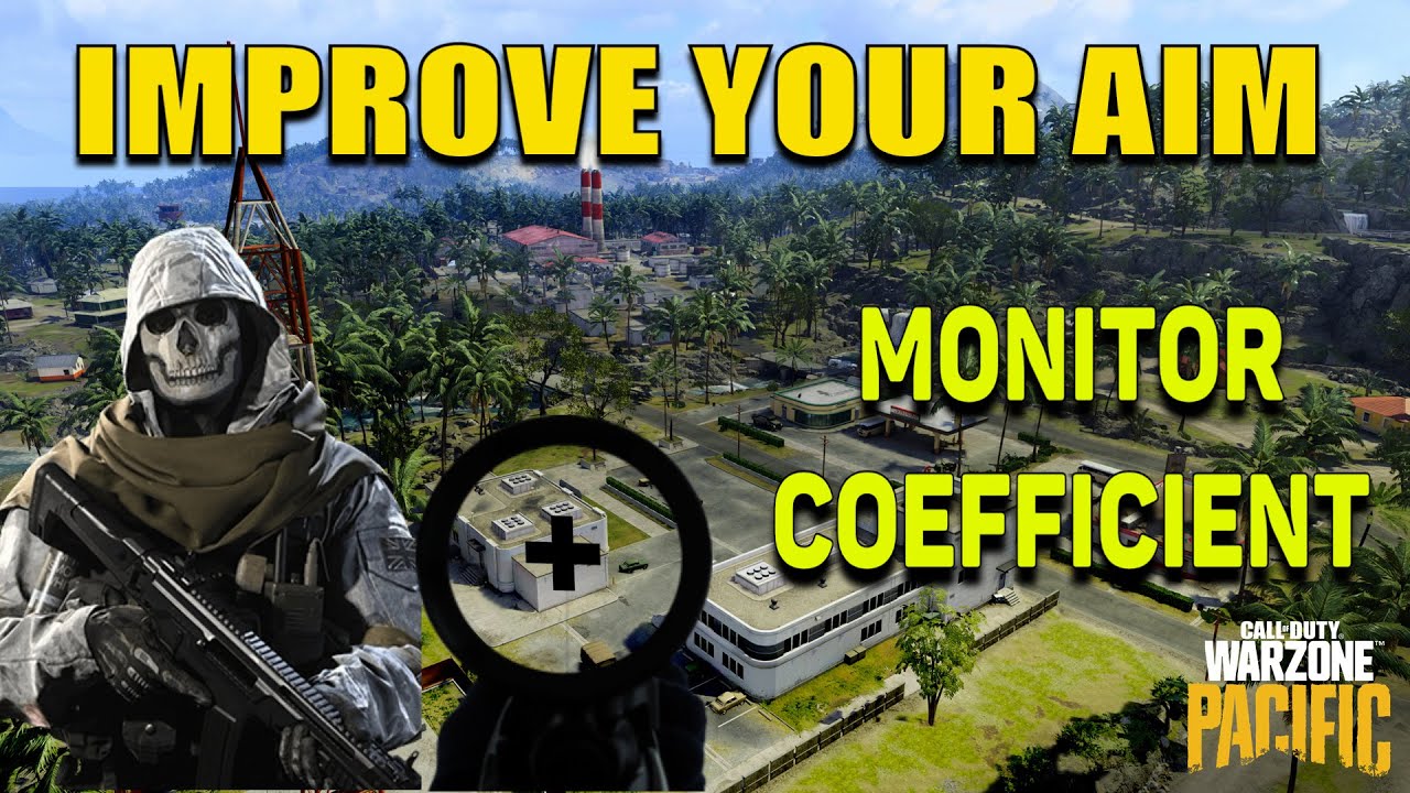 WARZONE HOW TO IMPROVE YOUR AIM BY CHOSE THE RIGHT MONITOR DISTANCE COEFFICIENT #warzone #VANGUARD