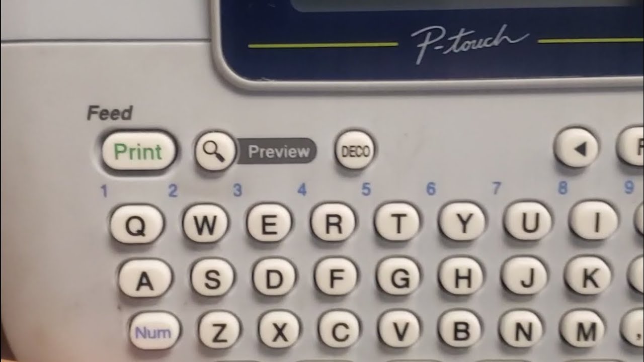 Brother P-touch Label Issue