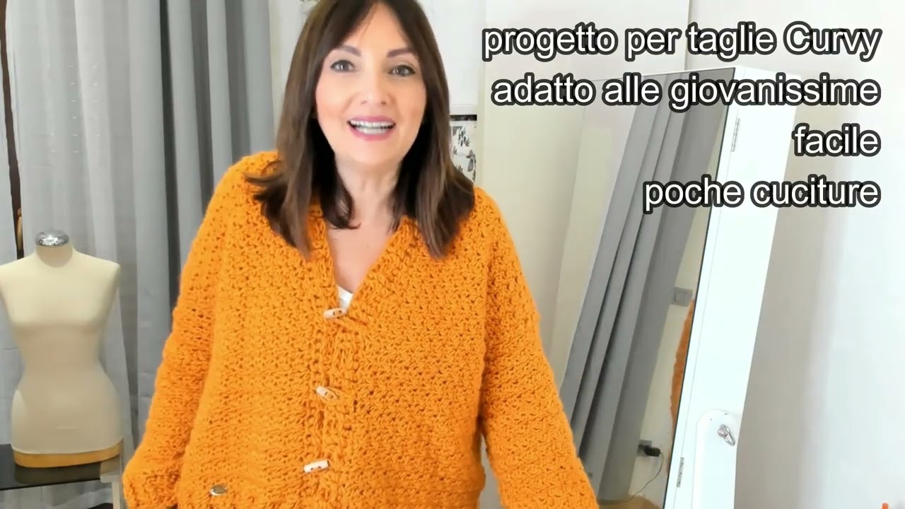 shorts Cardigan Oversize in 10 secondi! 🤯 #UncinettoFacile