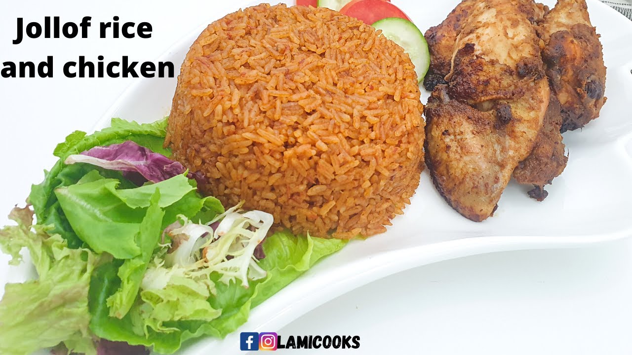 How to cook a delicious JOLLOF rice with chicken