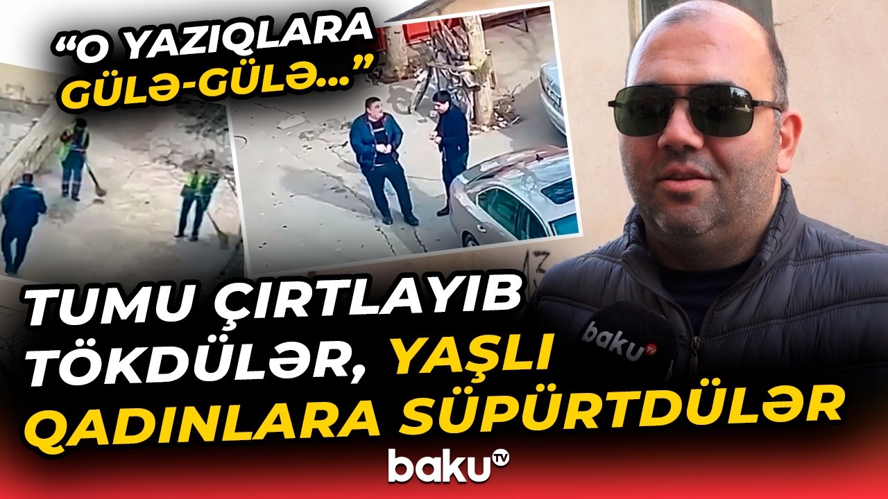 Bakıda yaşlı qadınlara qarşı bu əməl görənlərin hiddətinə səbəb oldu  - Baku TV