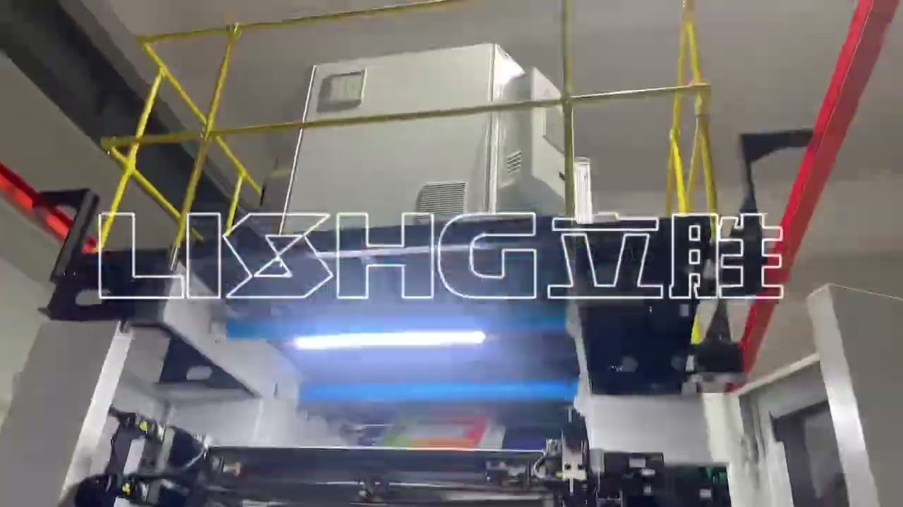 The newly upgraded Honor 2.0 6-color double-sided printing servo flexographic printing press