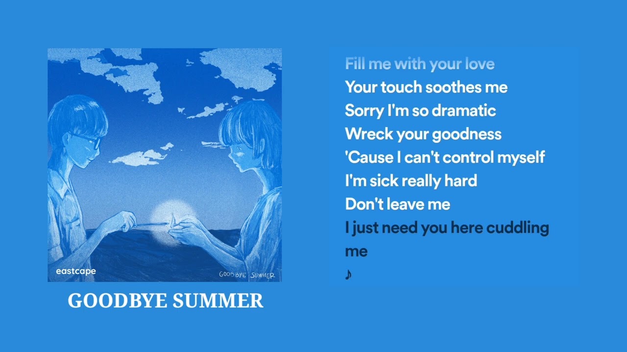 Eastcape - Goodbye Summer ft Jane Maura ( Lyric )