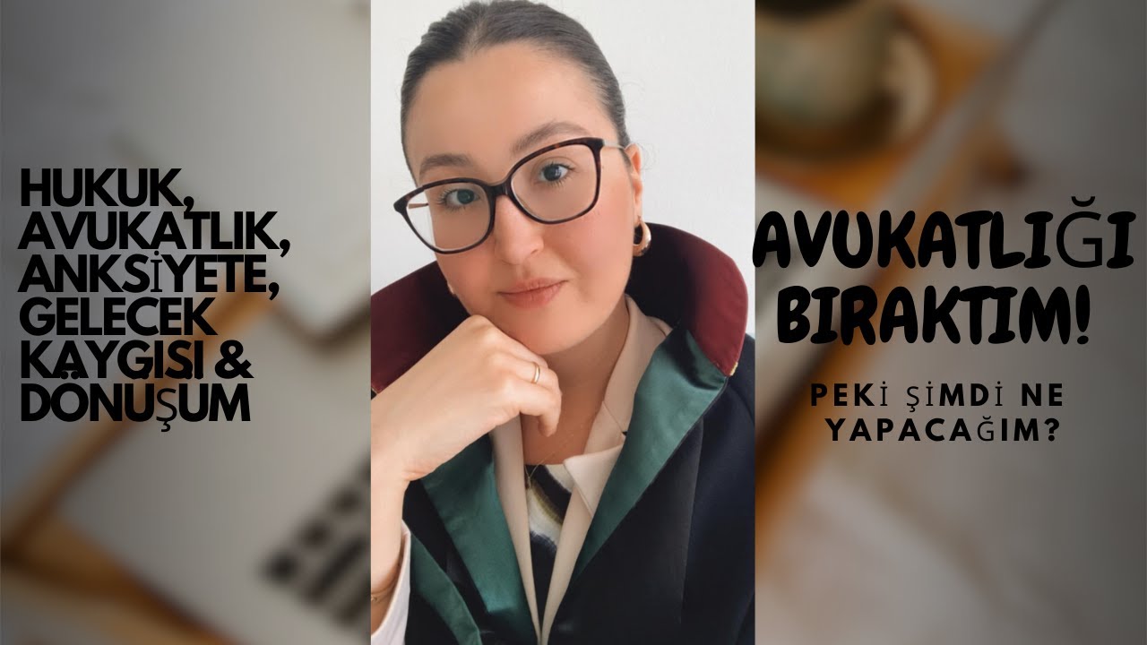 MUTSUZ UYANMAKTAN YORULMUŞTUM, BEN DE AVUKATLIĞI BIRAKTIM :)