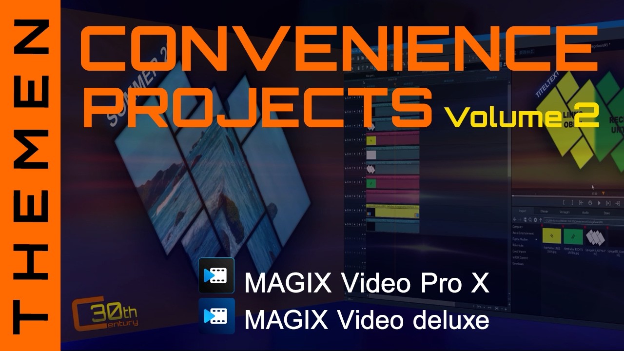 MAGIX Video - Highlights zum Convenience Projects - Volume 2 (inkl. 20 vorgefertigte Projekte)
