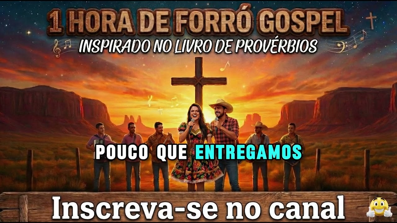 ÁLBUM COMPLETO: Forró Gospel Inspirado no Livro de Provérbios (1 Hora de Louvor) #ForróGospel louvor
