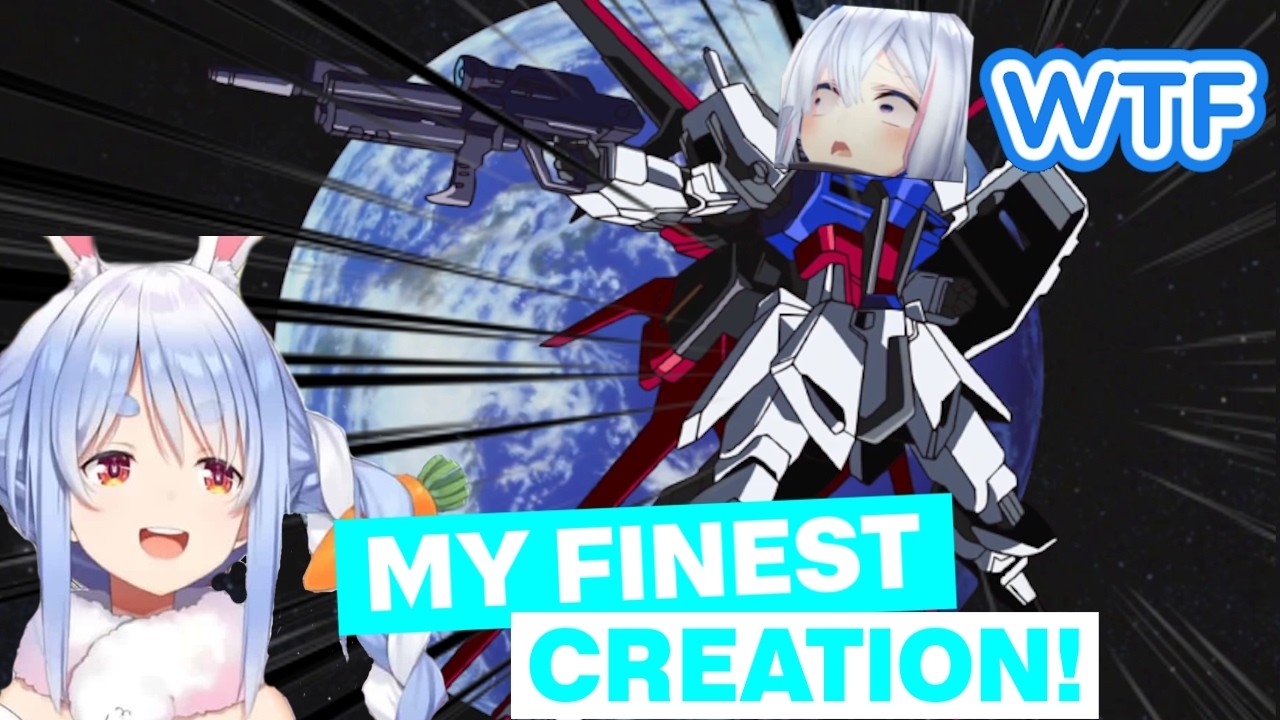 Pekora TRAPS and turns Kanata into a GUNDAM (Hololive) [Eng subs]