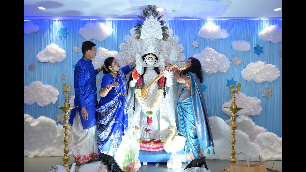 Saraswati Puja at Aparna Cyber Life, Hyderabad