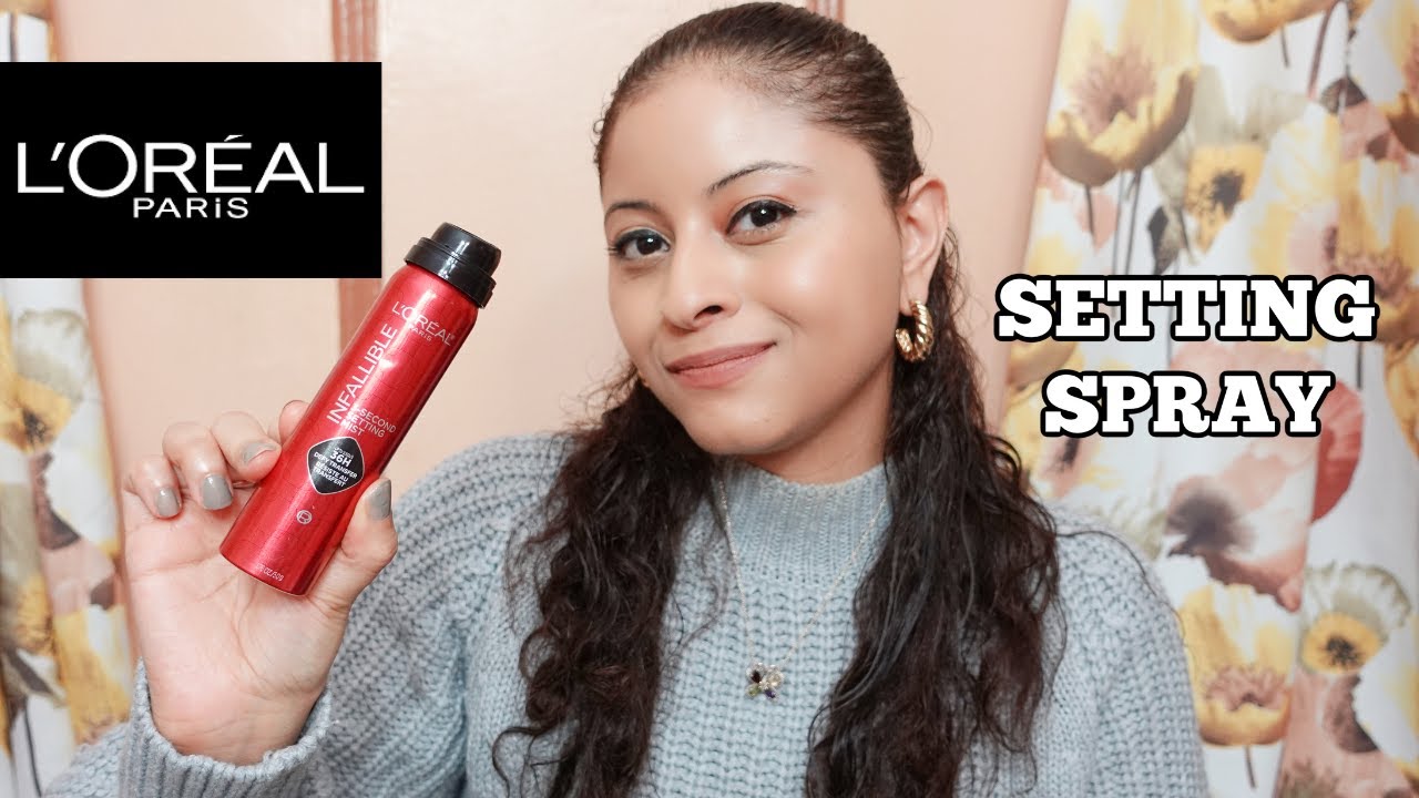 DRUGSTORE LOREAL INFALLIBLE 3 SECOND SETTING SPRAY | REVIEW | Trina Beauty