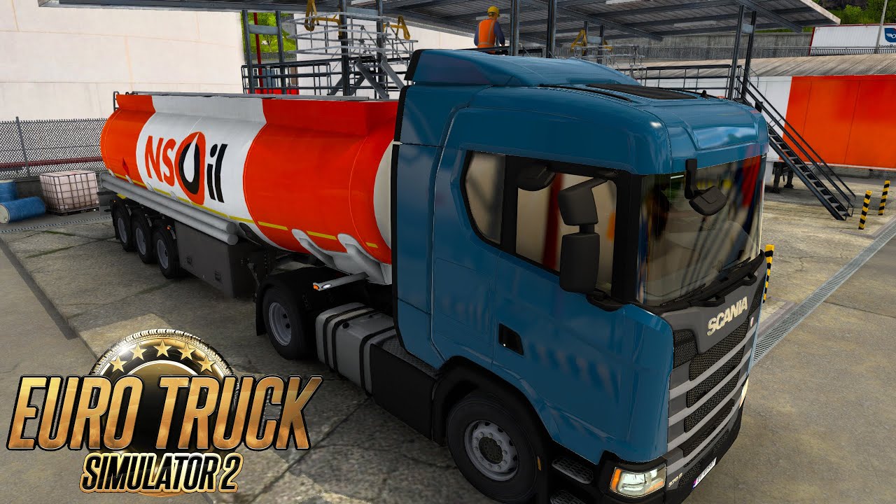 Мега-поездка Scania с севера на юг. Осло - Бари  ➣ Euro Truck Simulator 2. #272 | Logitech G29