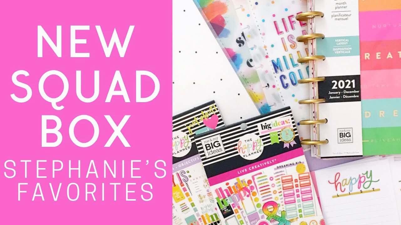 NEW HAPPY PLANNER SQUAD BOX | STEPHANIE'S FAVORITES