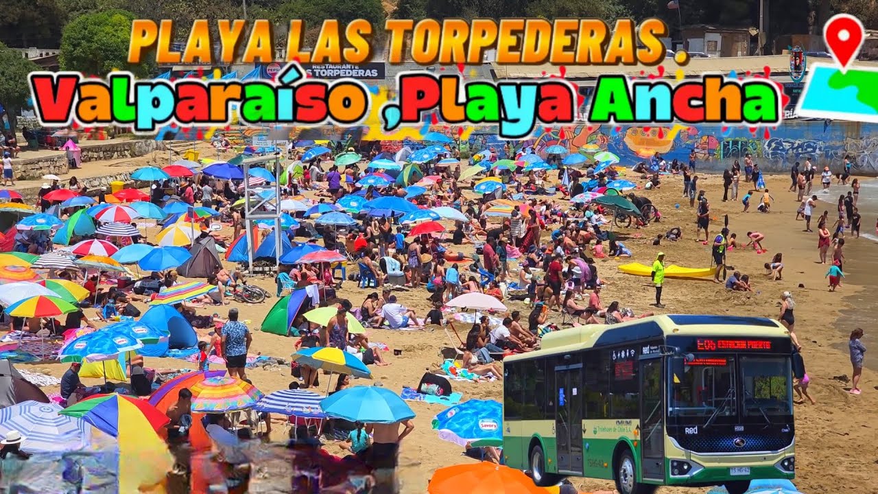 Como Llegar a La Playa La Torpederas?VALPARAÍSO/RUTA TOUR  #ValparaísoChile 