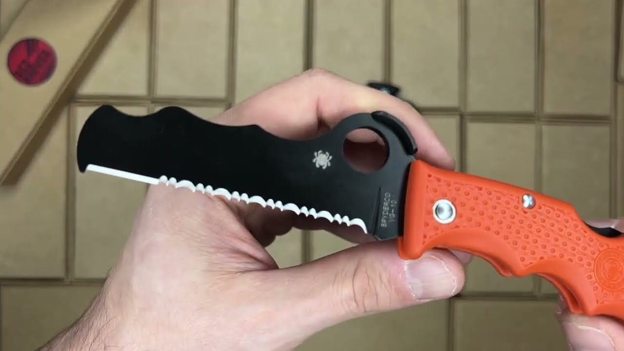 Нож реплика Spyderco Rescue Assist - обзор!