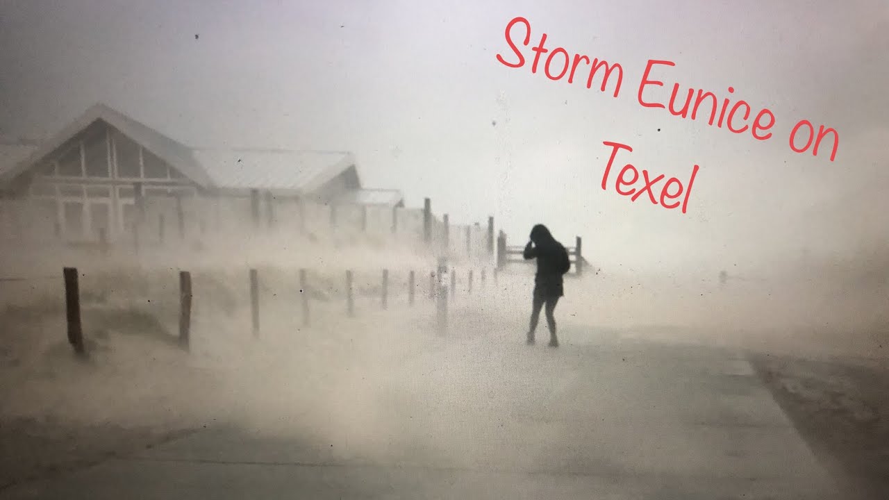 Eugine storm on the island of Texel (the Netherlands)