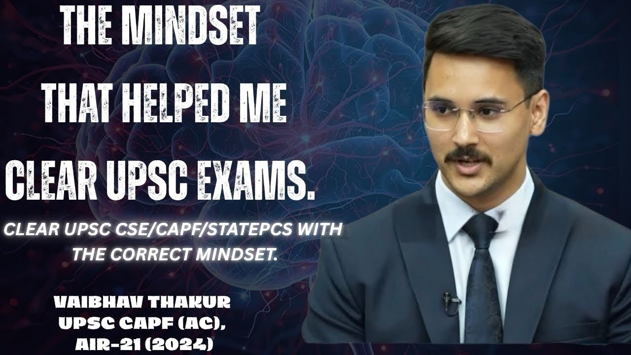 THE CORRECT MINDSET TO CRACK ANY EXAM || TACKLE EVERY UPSC EXAM WITH THIS MENTALITY. 