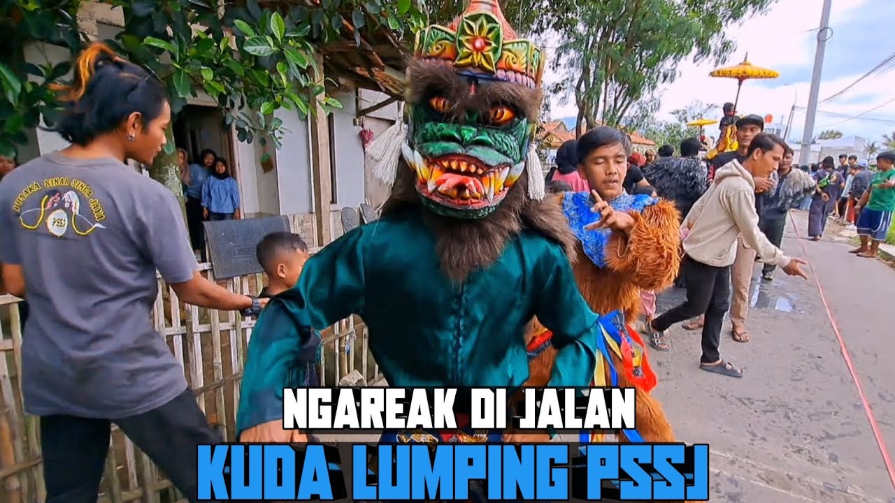 Ngareak di jalan kuda lumping PSSJ‼️pusaka sinar singa jaya💥