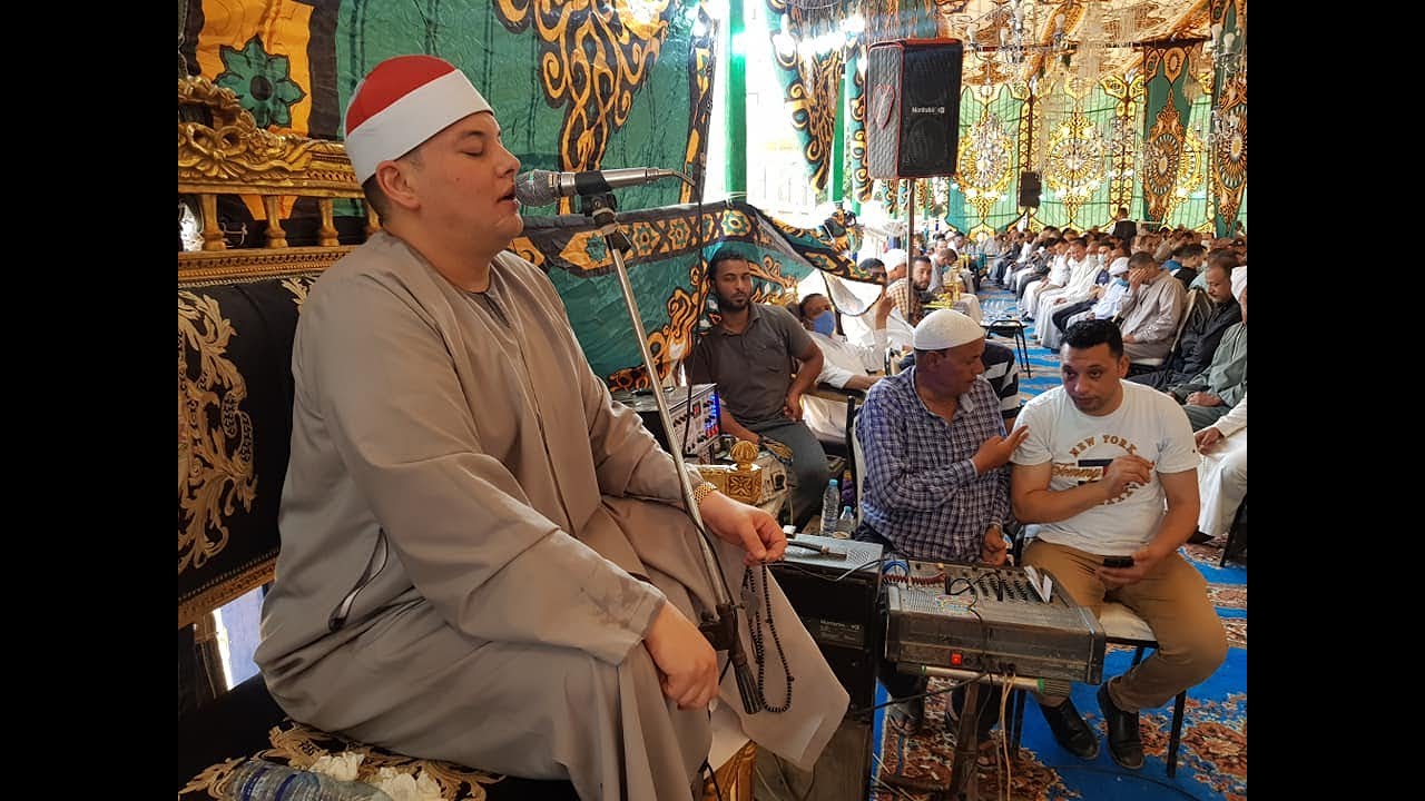 الشيخ #محمود القزاز من ليله تكريم المرحوم الحاج السيد ابو الفتوح #كفر البسطويسى المحله الكبرى العصر