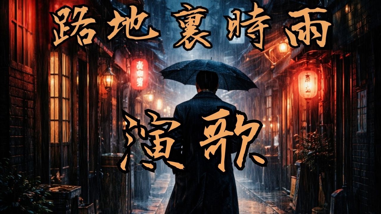 路地裏時雨｜志乃譜｜都会に滲む未練を歌うアーバン演歌
