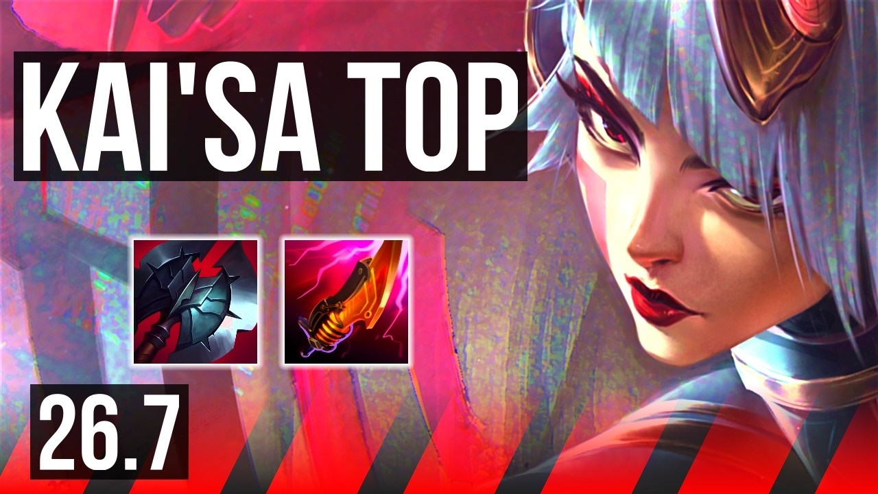 KAI'SA vs JAX (TOP) | Press The Attack | KR Master | 26.7
