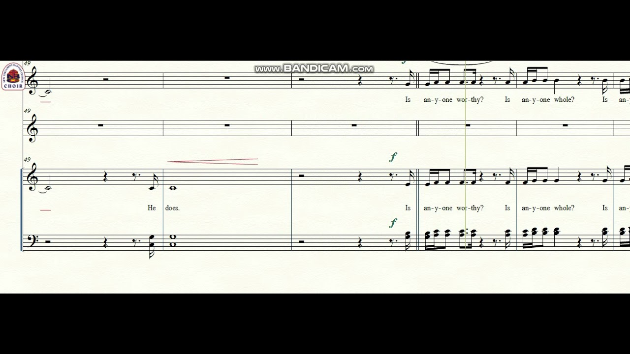 Is He Worthy | Alto